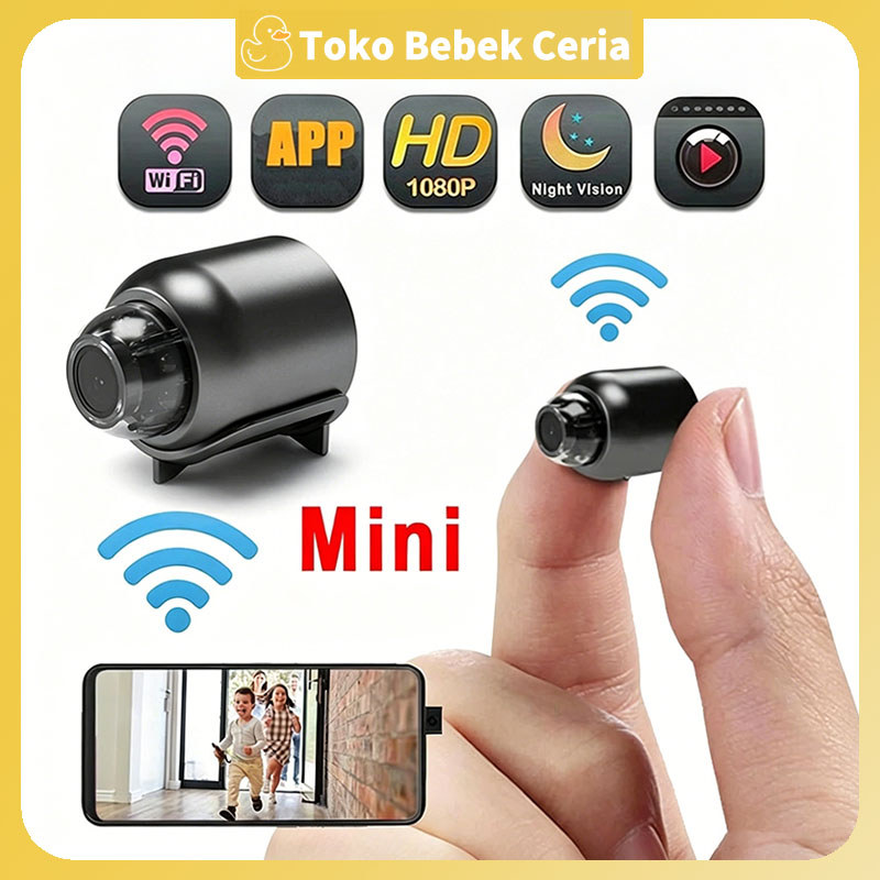 4K HD Mini Hidden Camera Wifi Detector Kamera Pengintai Super Wide