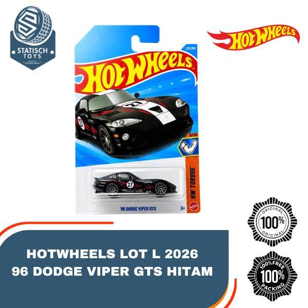 Hot Wheels 96 Dodge Viper GTS Hitam Lot L 2026 Hotwheels