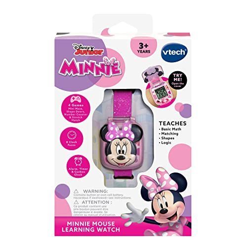 (ORI USA) VTECH MINNIE MOUSE LEARNING WATCH