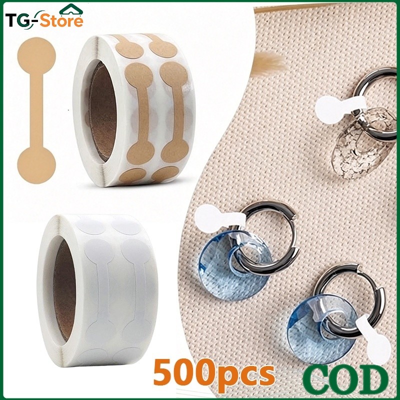Label Harga Perhiasan 500Pcs Label Perhiasan Emas  Tag Harga Bulat Sticker Tag Display Toko Emas