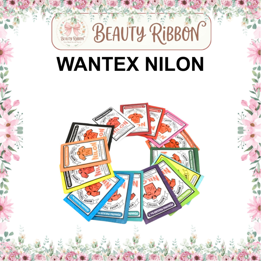 Wantex Cap NILON | Wantex Pewarna Pakaian | Wantex Pewarna Textile | Wantex Pewarna Kain | Pewarna B