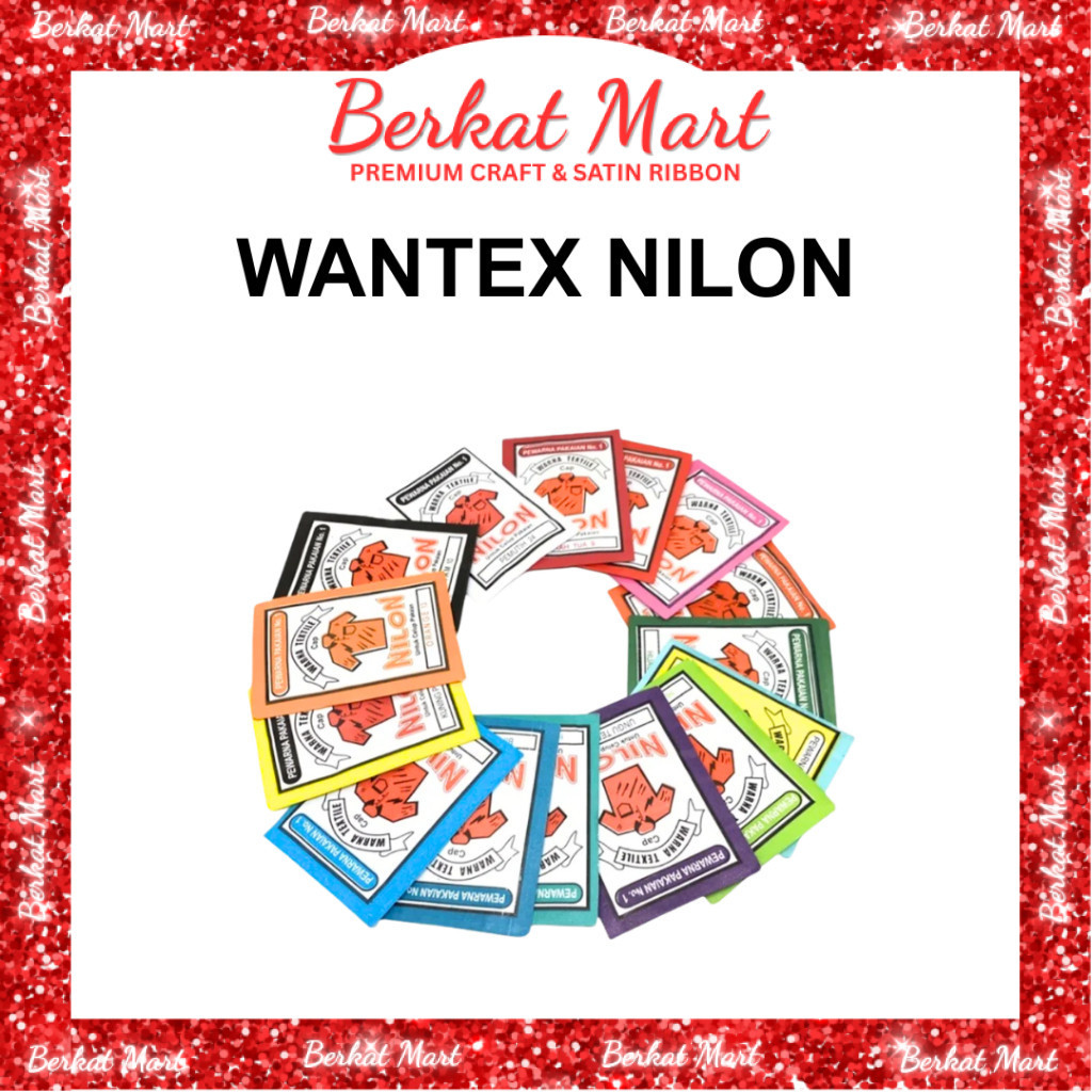 Wantex Cap NILON | Wantex Pewarna Pakaian | Wantex Pewarna Textile | Wantex Pewarna Kain | Pewarna B