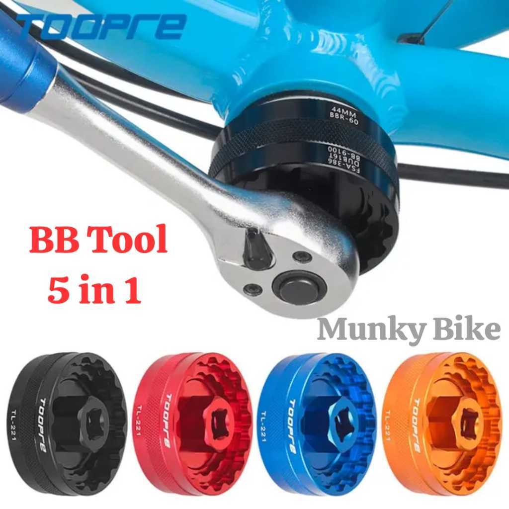 Foto Toopre Kunci BB Hollowtech HT2 Bottom Bracket 5 in 1 FSA 386 DUB BB9100 Alloy ALumunium Sepeda