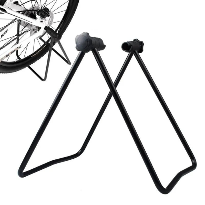 Foto Paddock Sepeda Segitiga Lipat Standart Universal Jagrak Lipat Stand Velg Aksesoris Sepeda
