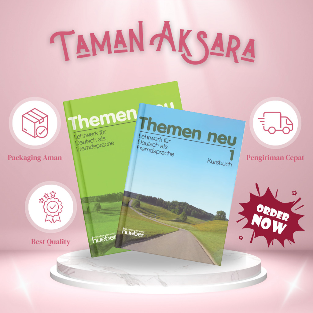 Buku Belajar Bahasa Jerman | Themen Neu 1 Kursbuch & Arbeitsbuch