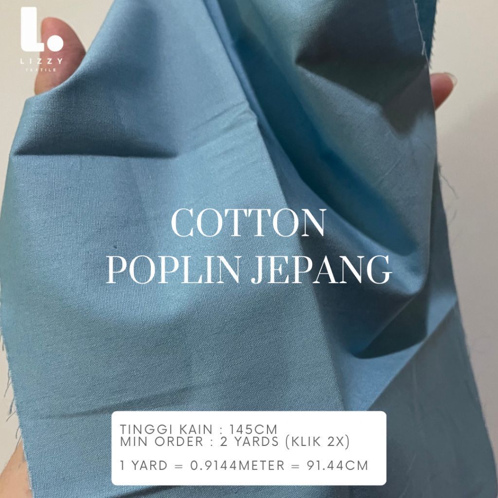 Kain Cotton Poplin Jepang Premium - Katun Jepang Tokai Senko Grade A - Kain Kemeja - PL 137