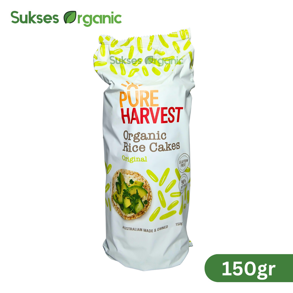 Pure Harvest Organic Rice Cakes Original 150gr