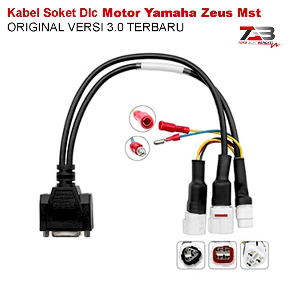 Kabel Soket Dlc Motor Yamaha Zeus Mst-100P Mst-400 Mst-200 mst-600 Original Scanner Motor Injeksi