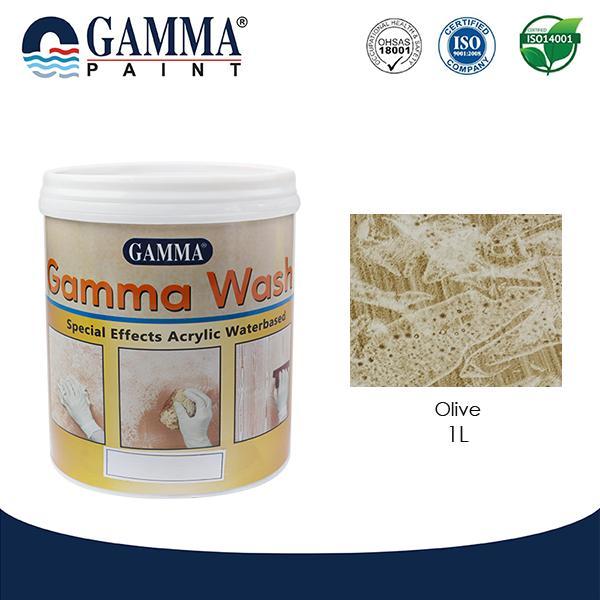 Gamma Wash - OLIVE - Cat wash Motif Spesial Efek