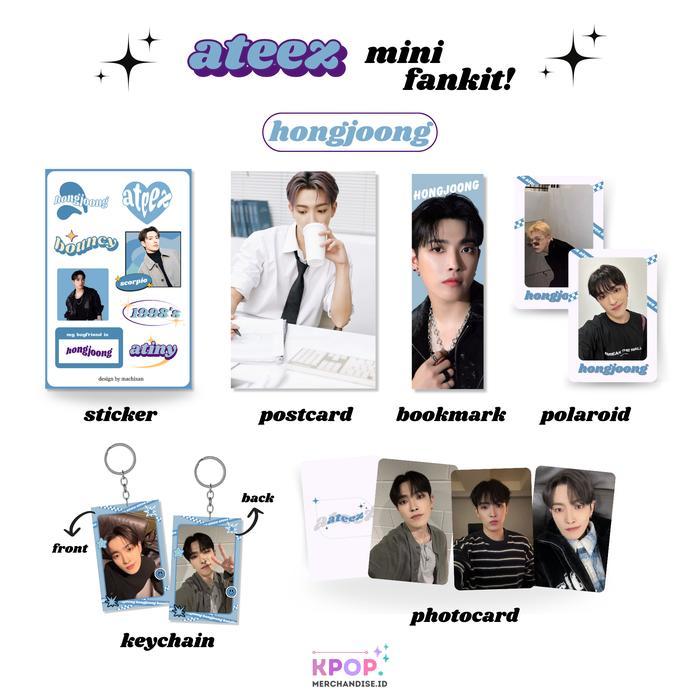 MINI FANKIT ATEEZ | MINI FANKIT KPOP ATEEZ | FANMADE UNOFFICIAL FANKI - HONGJOONG