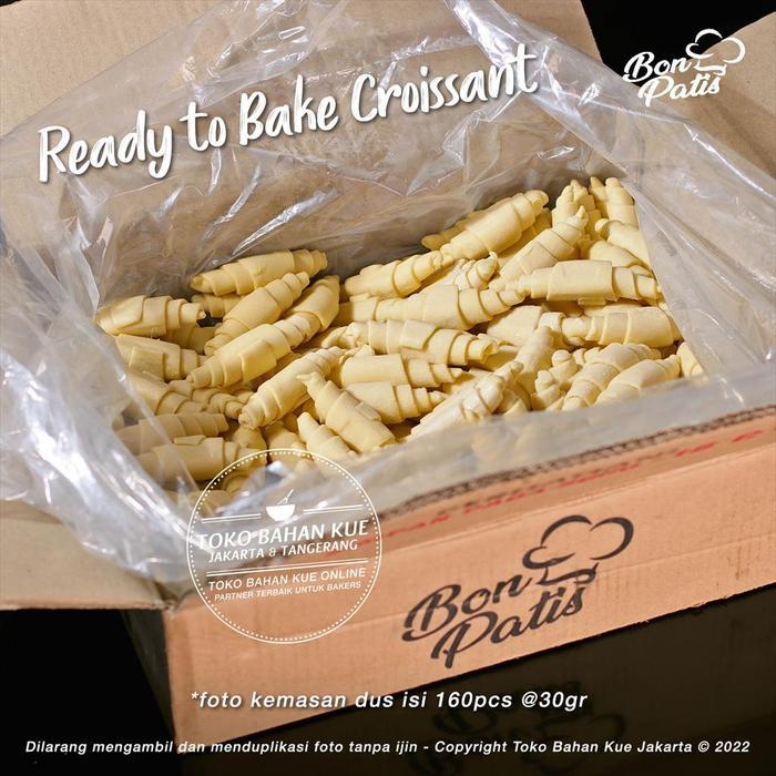 Bonpatis Croissant Waffle 30gr 1dus Butter Adonan Croffle Frozen