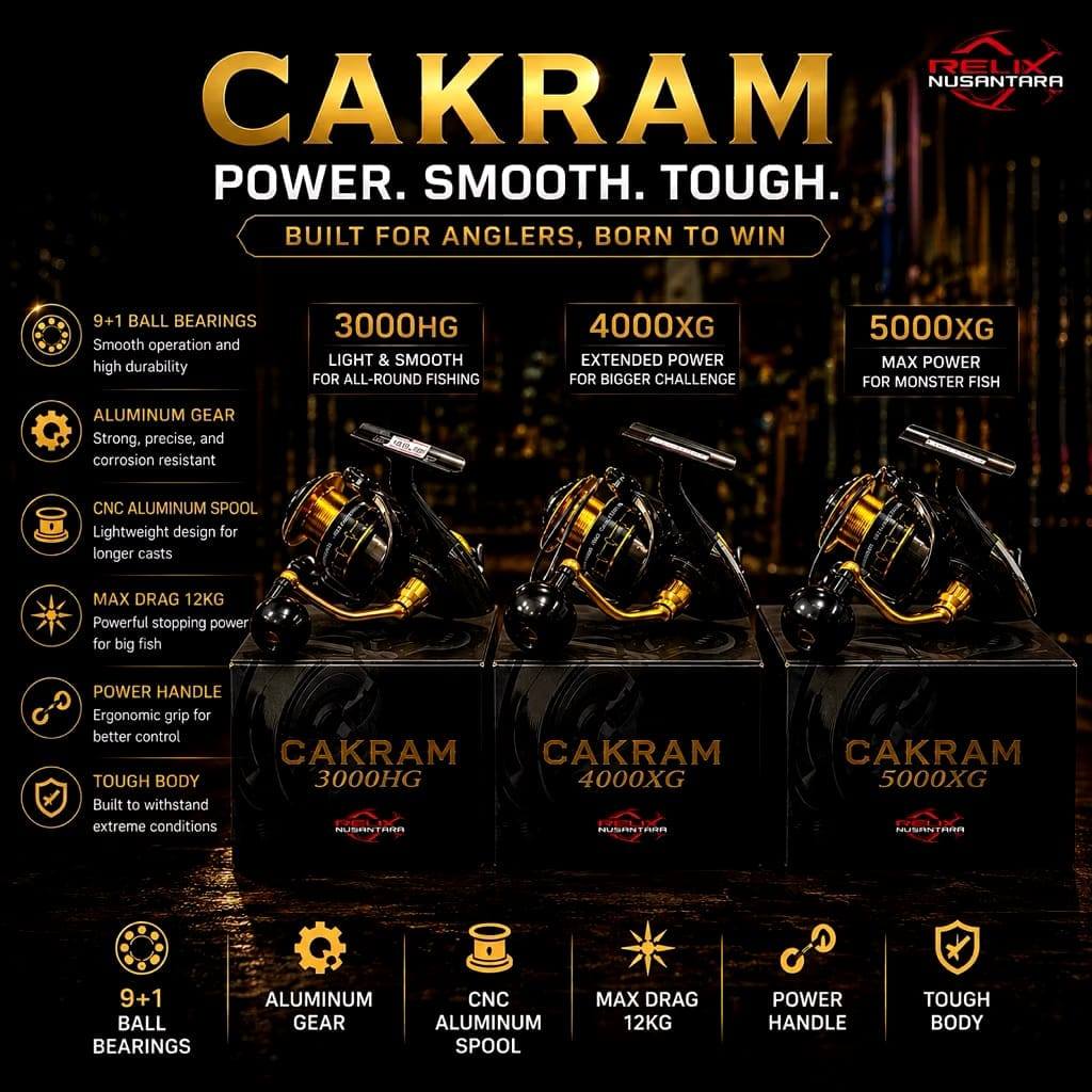 Reel Spinning Relix Nusantara Cakram