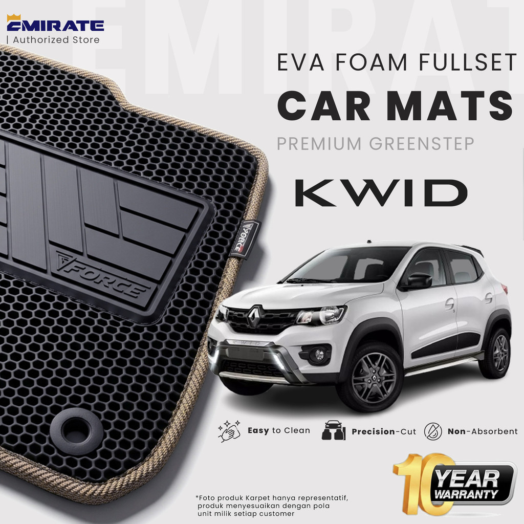 Karpet Mobil Renault Kwid EVA Force Fullset / Renault Kwid Car Mat