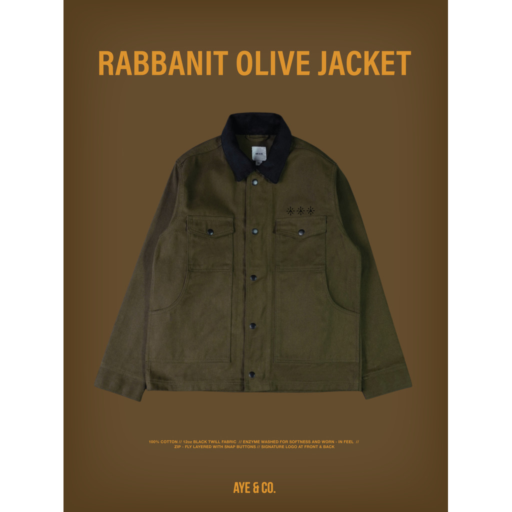 AYE & CO - Rabbanit Olive Jacket