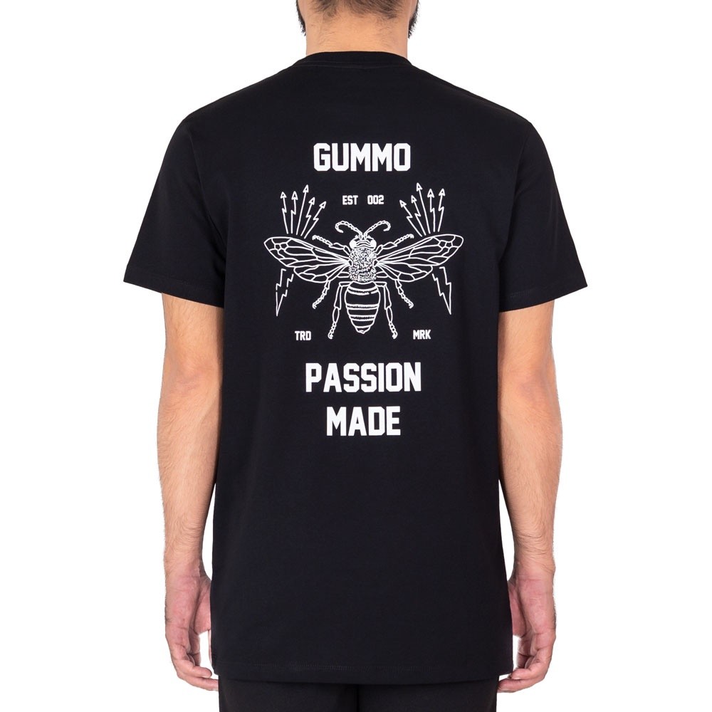 Gummo Tshirt Flies Ss Black