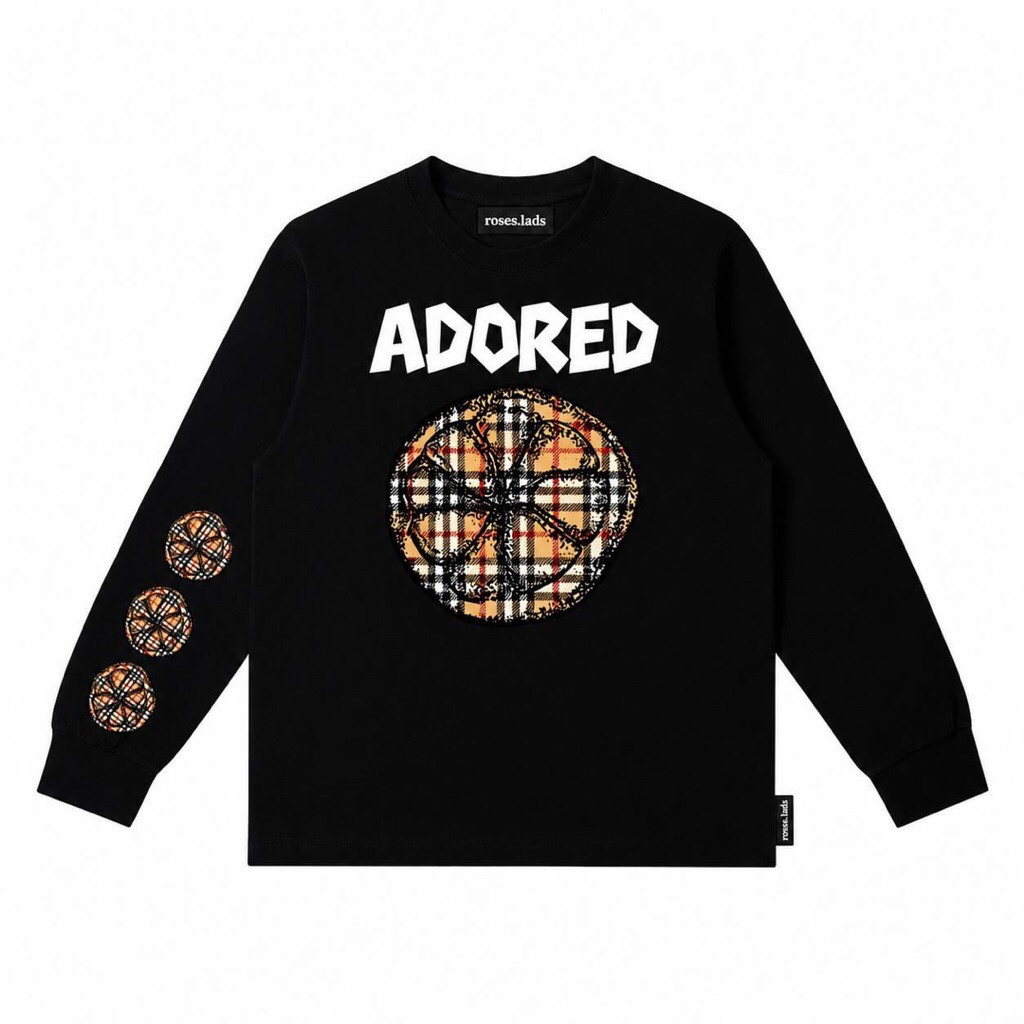 Adored burb hitam longsleeve