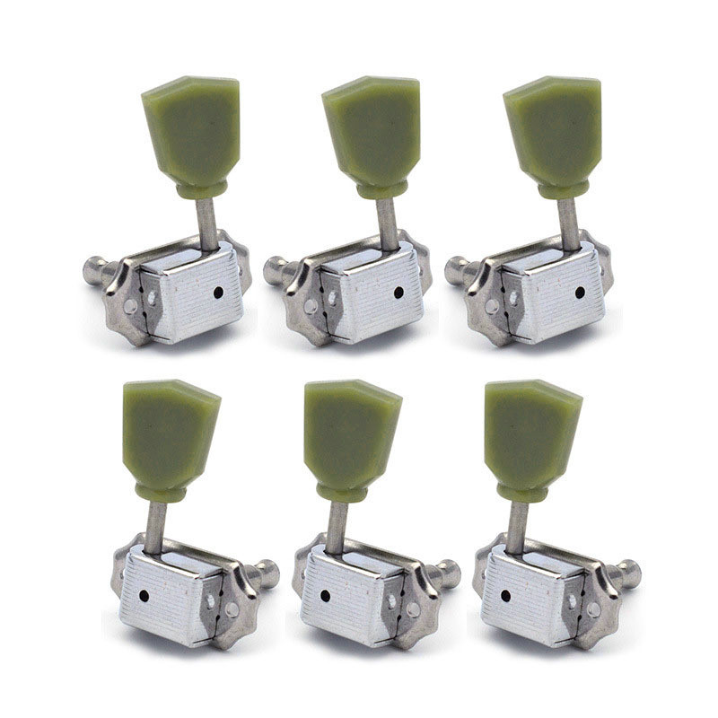 Vintage Jade Knob Head Twist String Gibson Yipfeng Aksesoris Tali Gitar Listrik Kayu