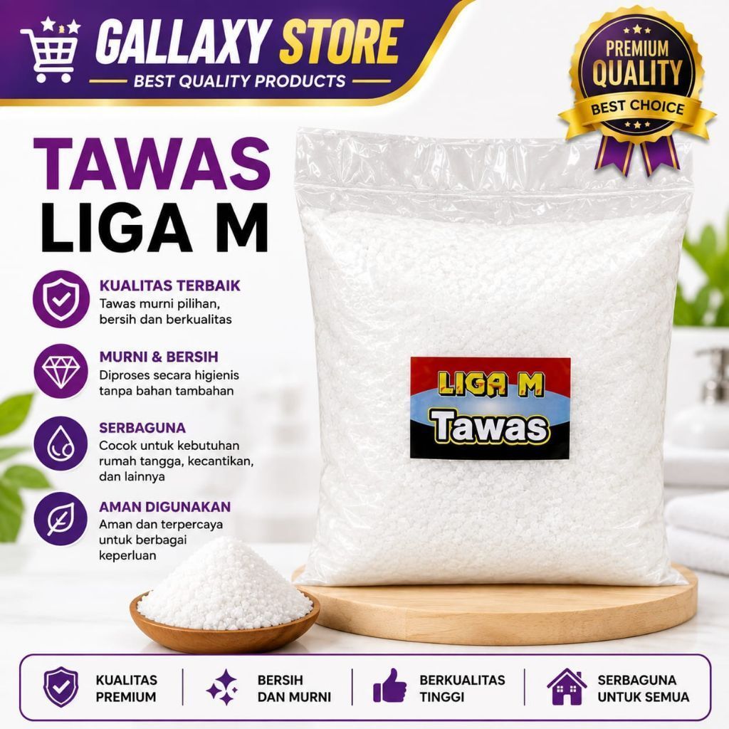 TAWAS BUBUK / KRISTAL PUTIH LIGA M / TAWAS PENJERNIH AIR SUMUR DAN KOLAM