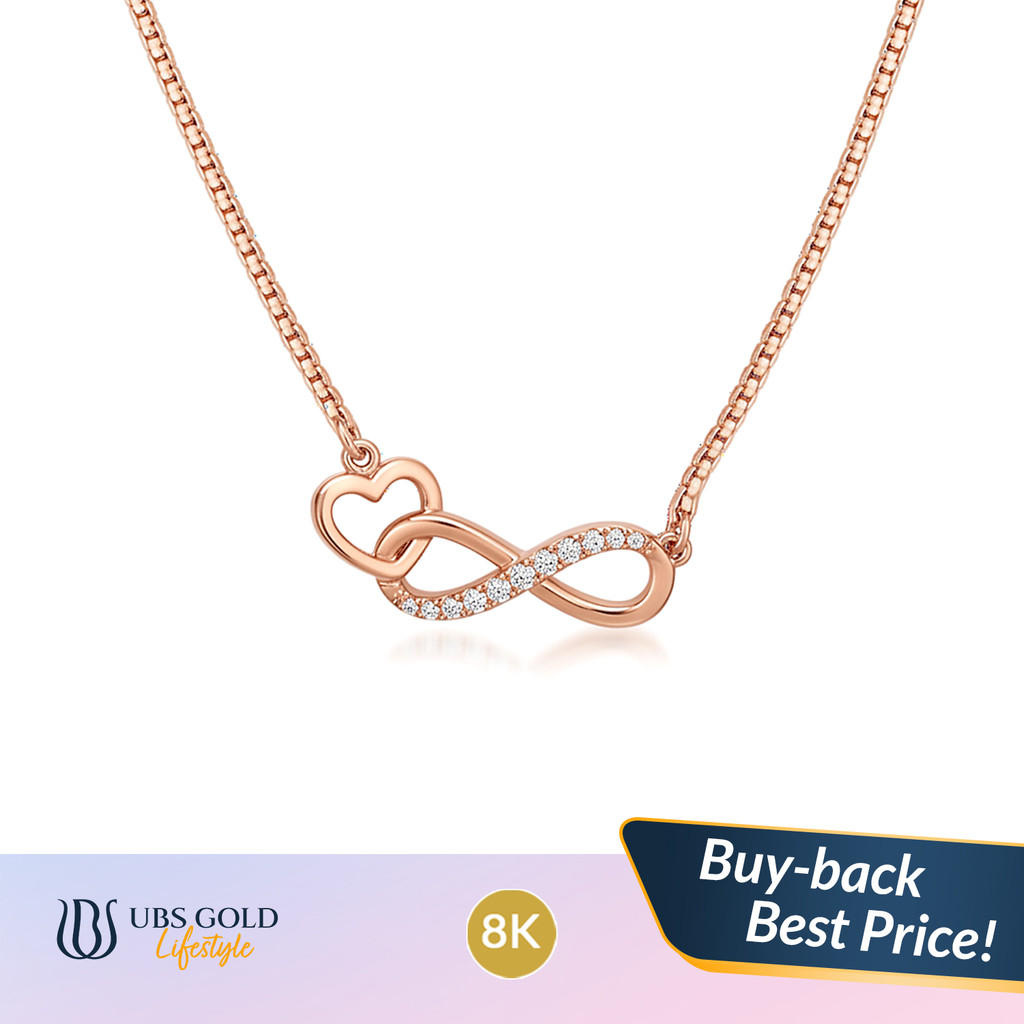 UBS Gold - Kalung Emas - 8K - Model Infinity - Kkv16384k