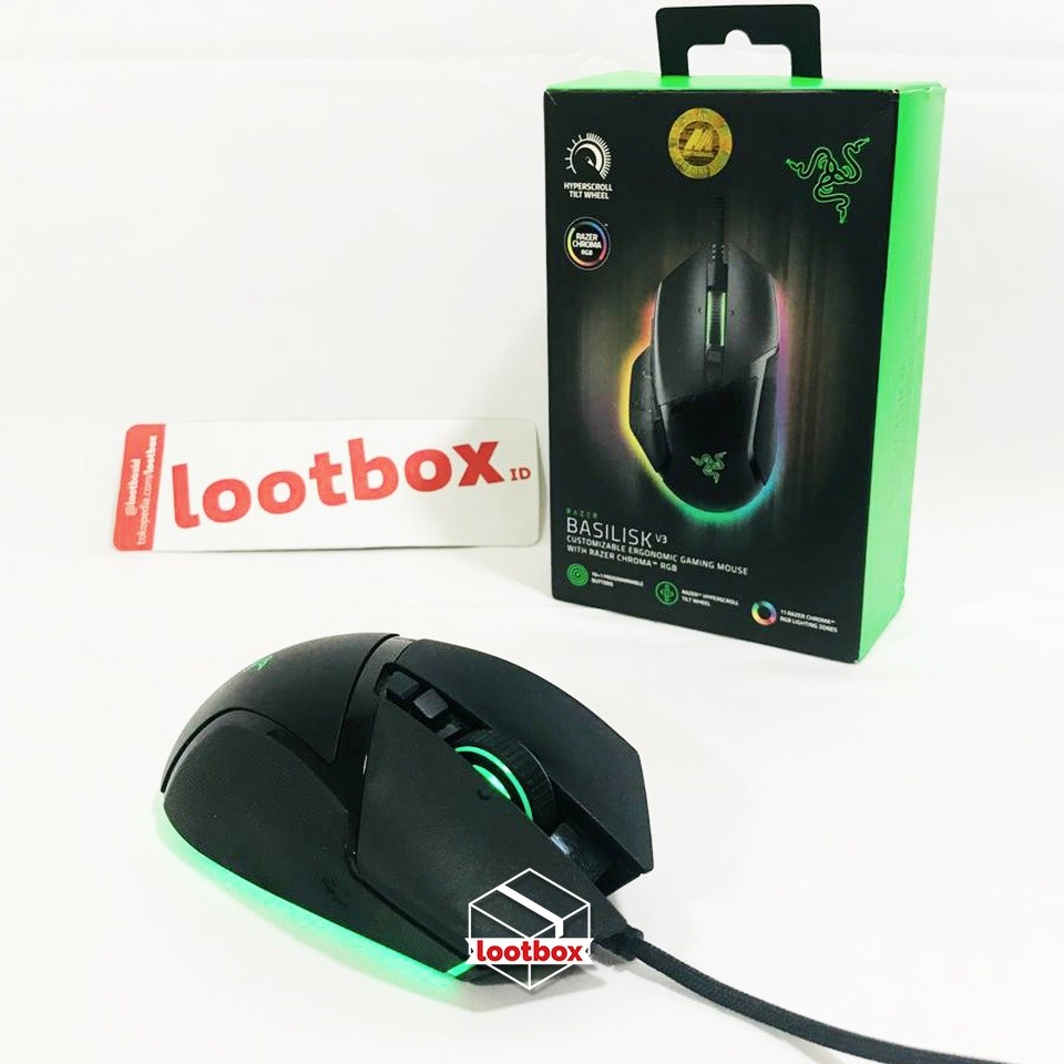 Mouse Gaming Ergonomic Razer Basilisk v3 Wired [SECOND]
