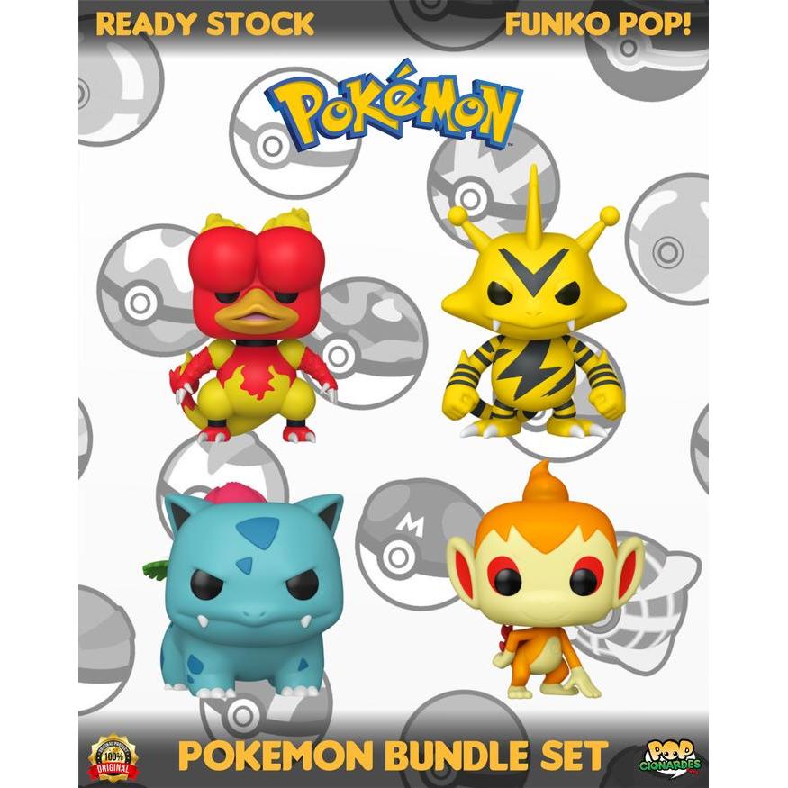Funko POP Games - Pokemon - Bundle Set