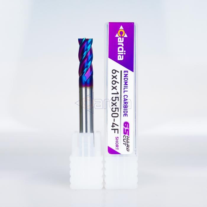 

MUMPUNG PROMOEndmill 6 mm x 50 4 Flute HRC65 Hard Cut Flat End Mill Carbide CARDIATERLARIS