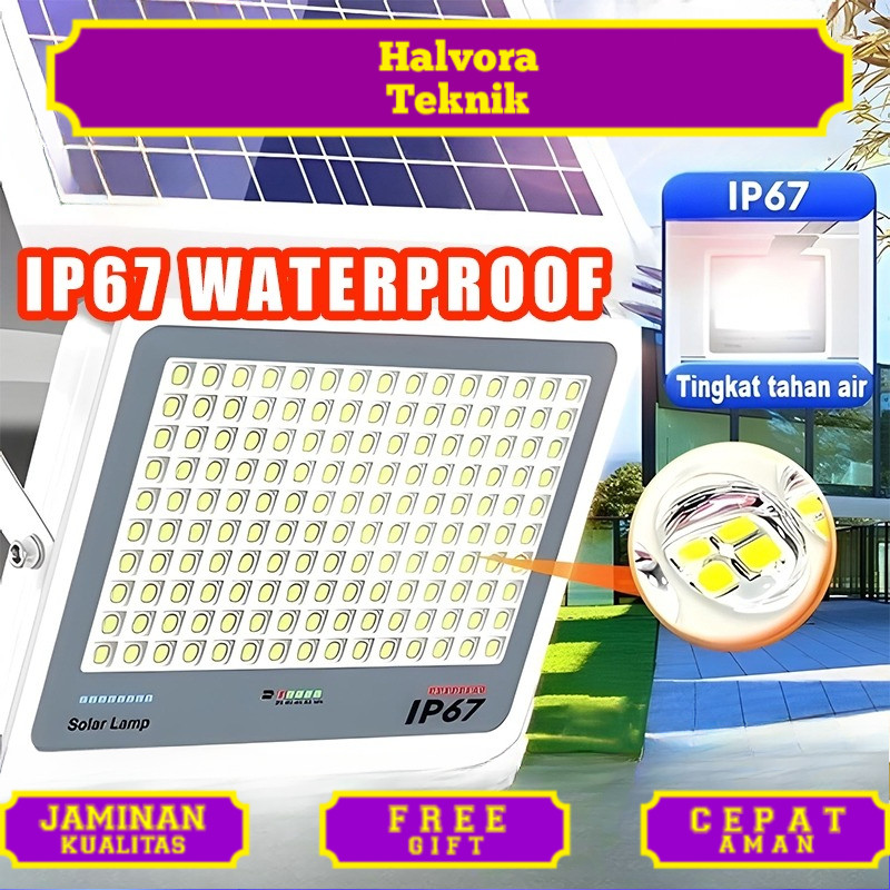 Lampu Tenaga Surya Outdoor Otomatis LED Surya Taman 24 Jam 1000 Watt  Besar Panel Lampu Tenaga Surya