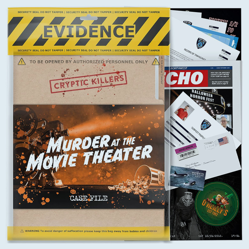 Unsolved murder mystery game - Cold Case Files Investigation - Detective clues/evidence - Solve the 