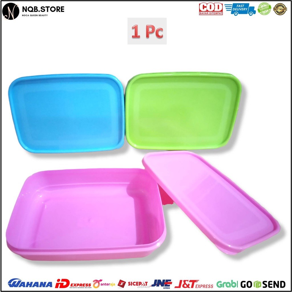 NQB - Kotak Makan POKEMON s MINI Plastik Tanpa Sekat - Lunch Box Wadah Bekal KECIL