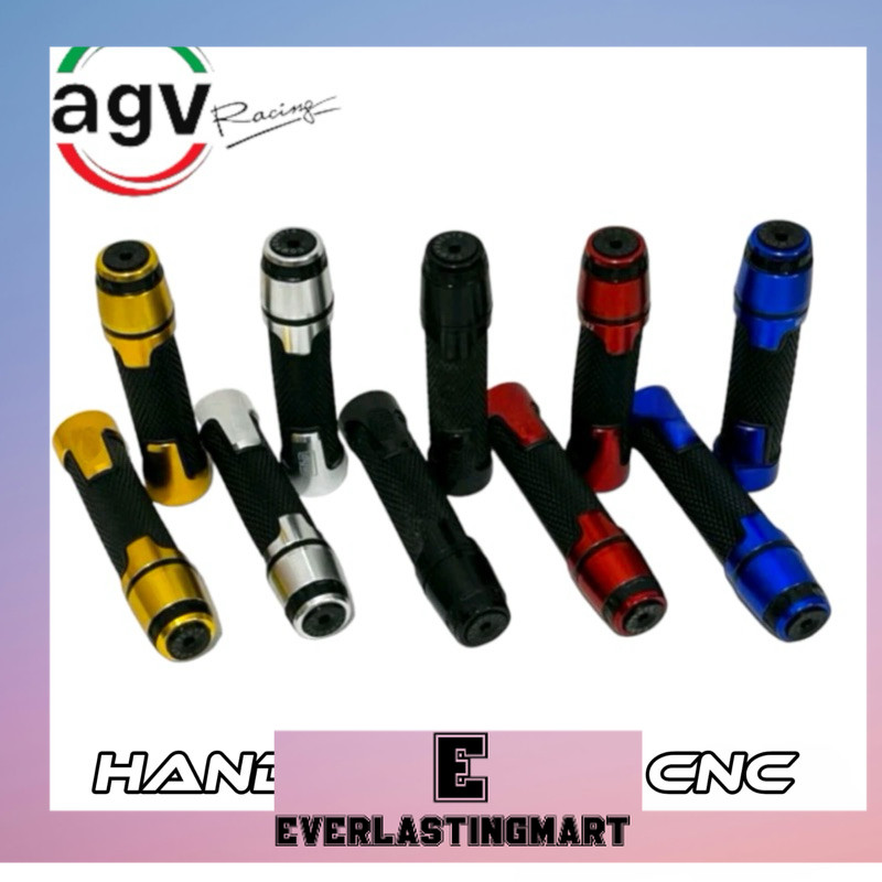 Handgrip Motor Hand Grip Variasi Agv 619 Original Model Rizoma Universal Semua Motor Nmax,Aerox,Pcx,