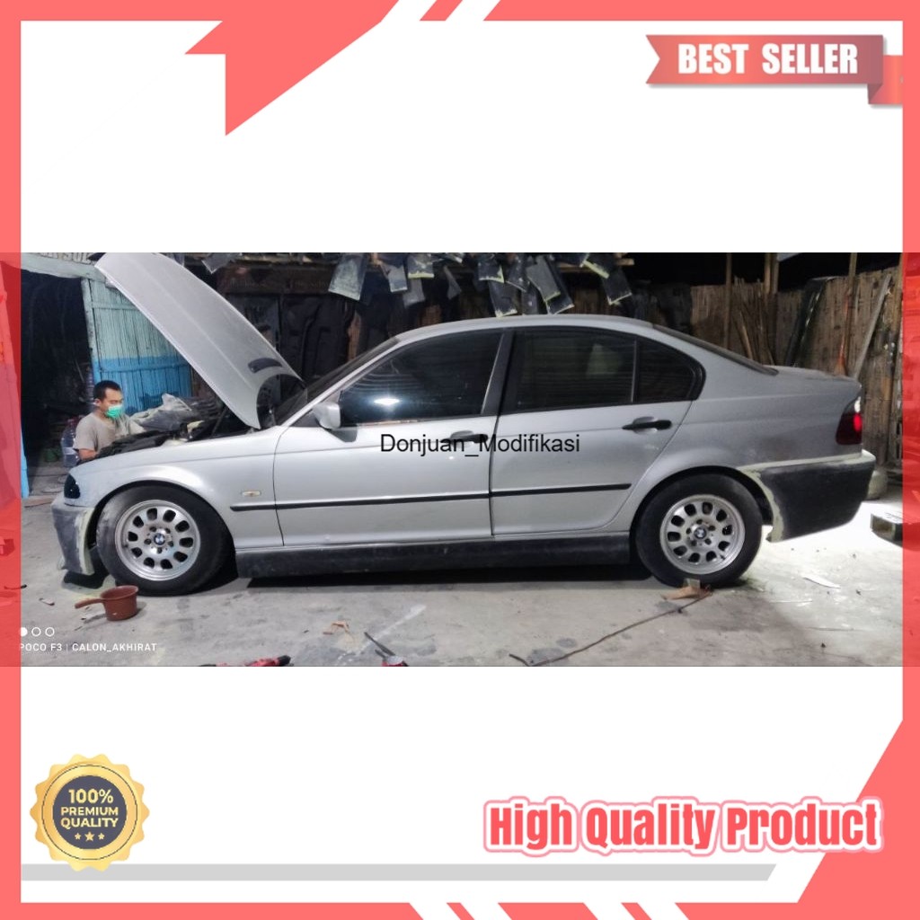 Bemper bodykit bmw e46 mtech kuat-tebal-lentur body kit grade-a