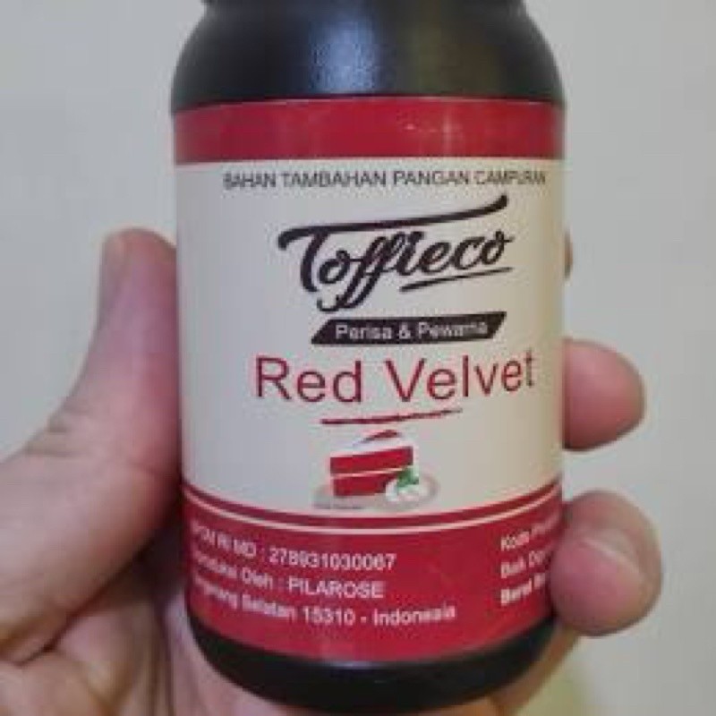 

Toffieco Pasta Red Velvet 100g Halal BPOM