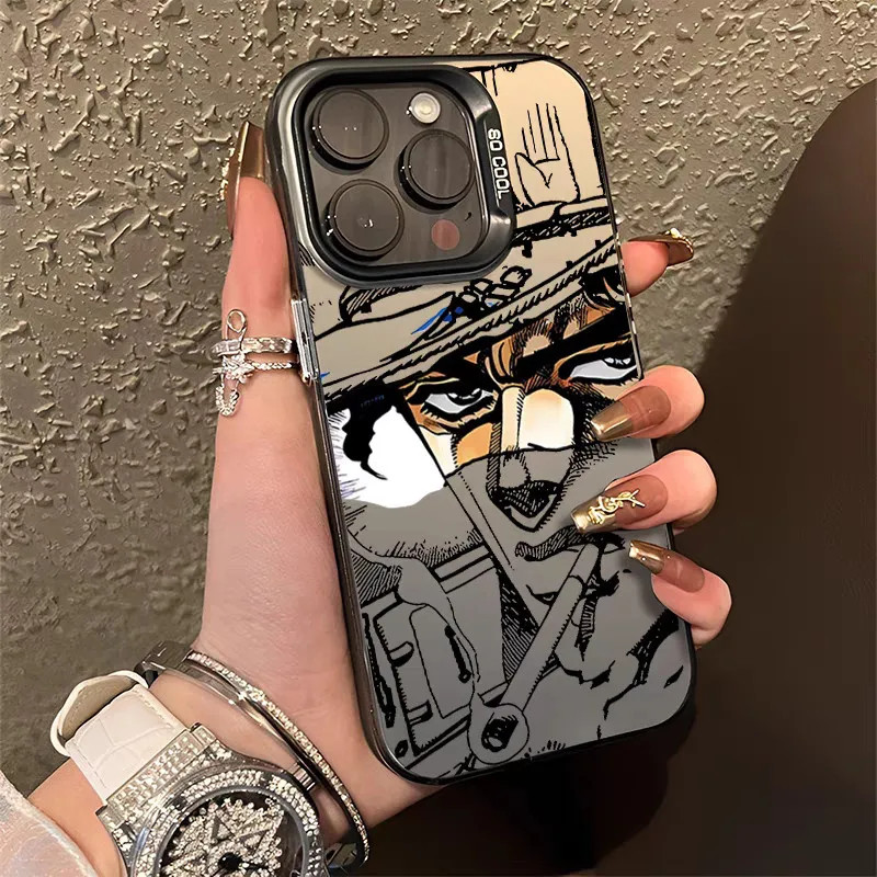 Casing iphone dengan Motif Karakter Anime Pria Keren untuk iPhone 7 8 11 12 13 14 15 16 PRO MAX PLUS