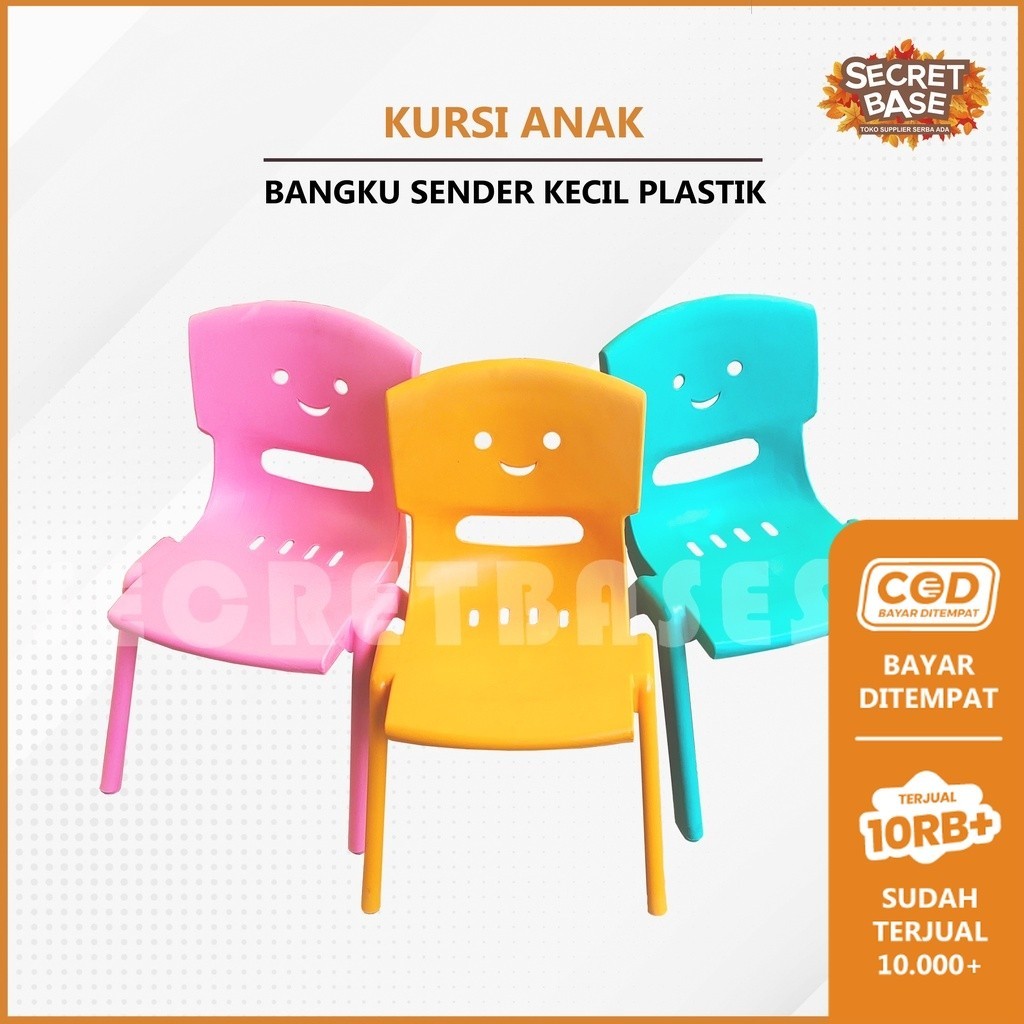 HRI - Bangku Sender Kecil Plastik / Kursi Pendek Belajar