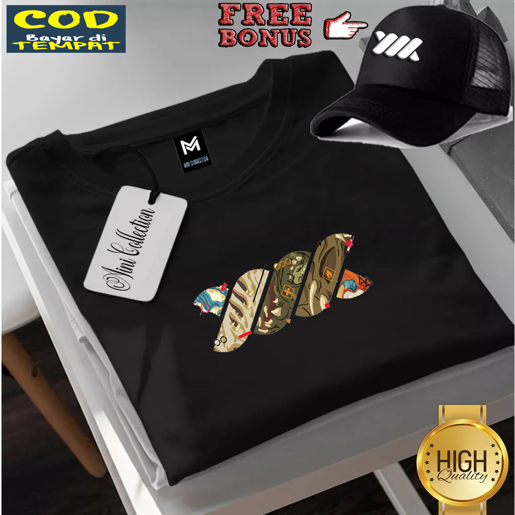 Bonus Topi . Kaos Pendek Distro Wadezig Print01 Terbaru../ Terkeren 1805 < Baju Lengan Pendek Premiu
