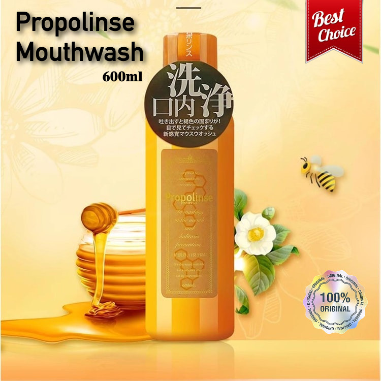 Propolinse Original Orange Mouthwash 600ml - Obat Kumur