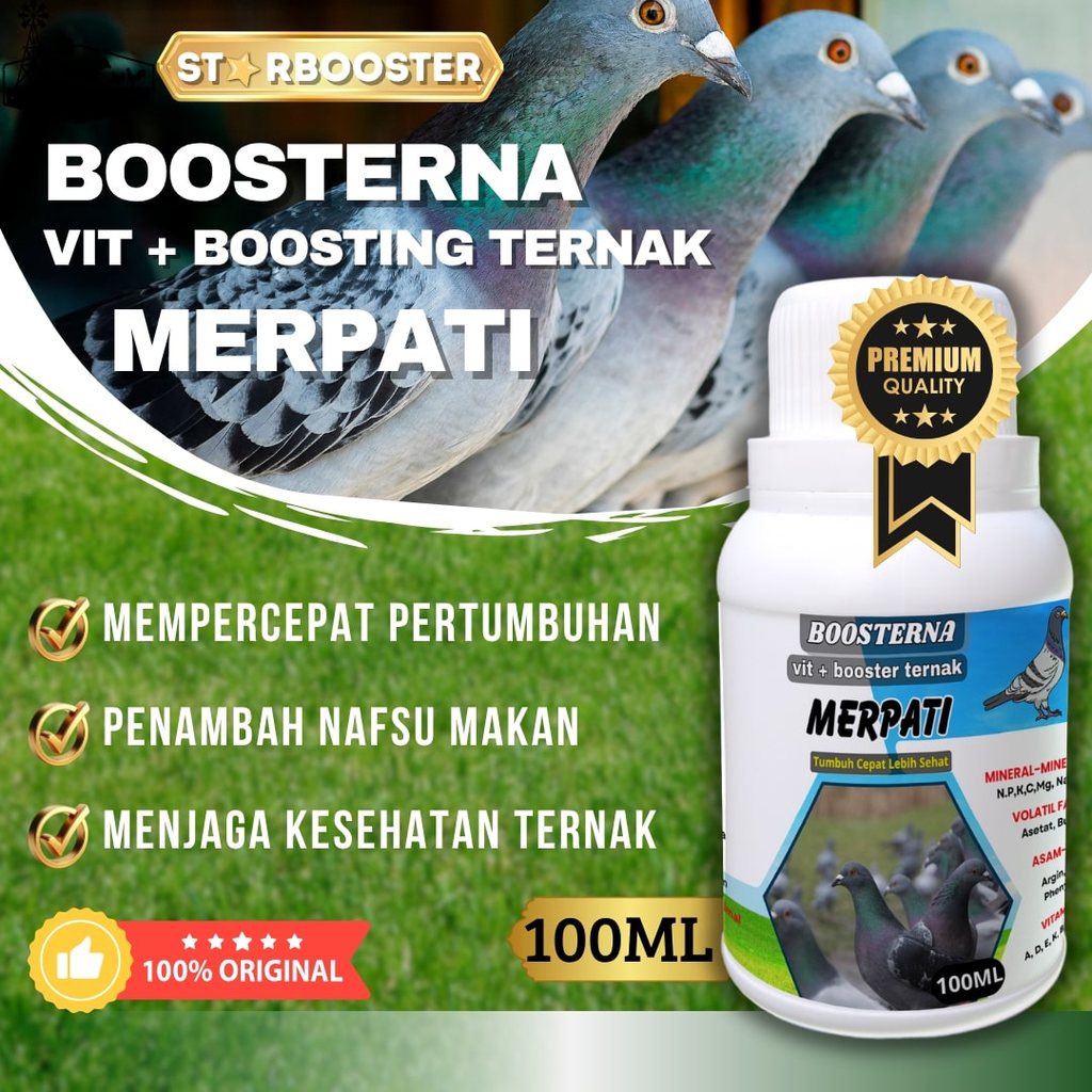 BOOSTING BURUNG DARA/MERPATI Vitamin Burung Agar Cepat Bertelur Obat Betina Anti Macet Nelur Untuk T