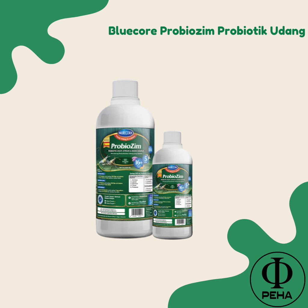 Bluecore ProbioZim Probiotik Udang Vaname Lobster 500ml 1L