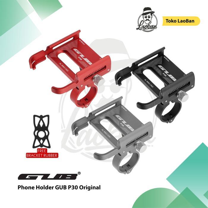 CELLWAVE Phone Holder GUB P30 Original - Holder  Handphone  Motor Holder HP Ponsel Sepeda - Holder S