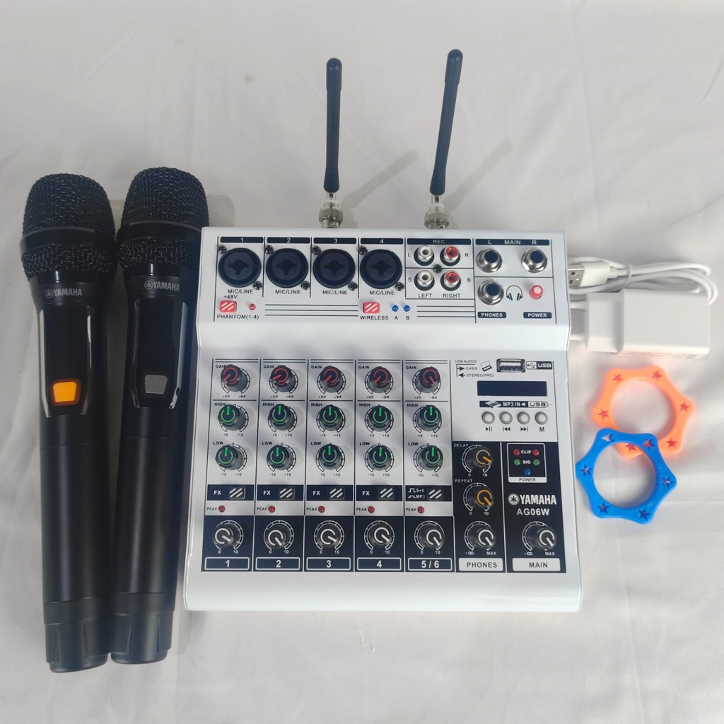 MIXER YAMAHA AG06W PLUS 2 MIC BLUETOOTH MP3 AG 06 W ag06w