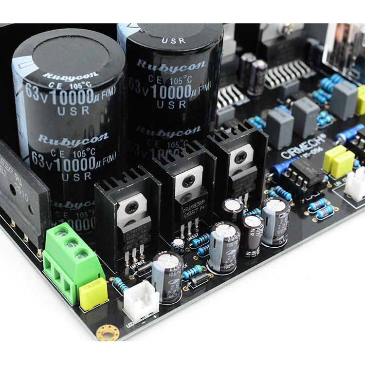 CIRMECH TDA7293 Stereo high power amplifier board OP07 DC servo 5534 independent operational amplifi