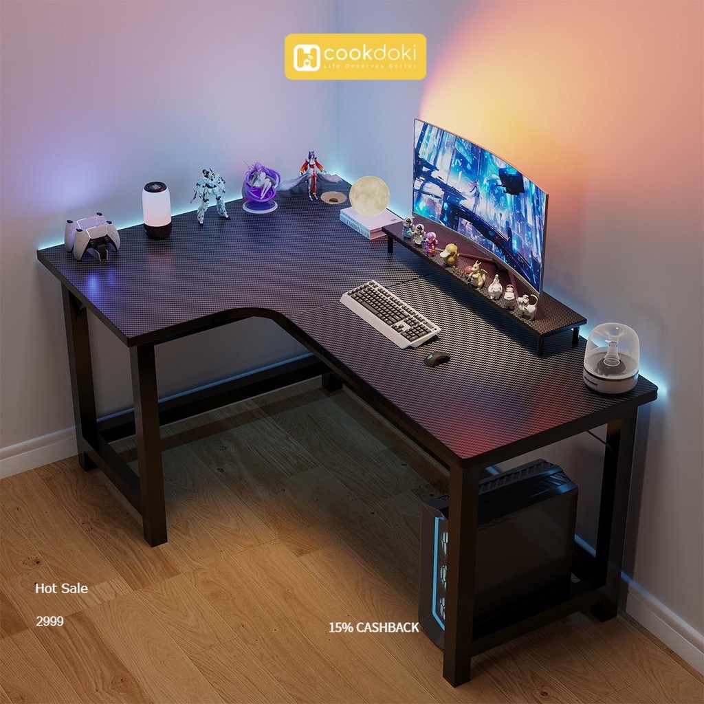 Cookdoki Meja Belajar Aesthetic / Meja Belajar
