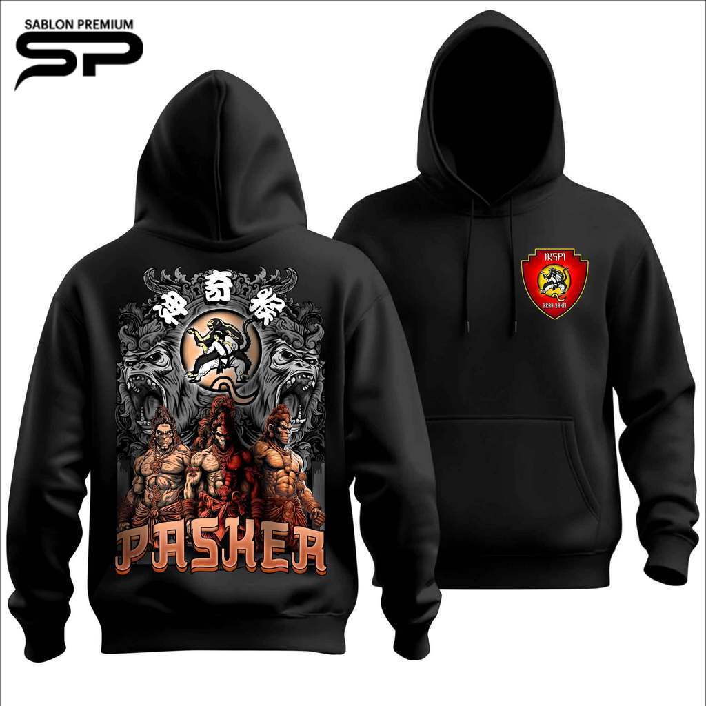 Jaket Hoodie IKSPI Kera Sakti PASKER LIAR Master of Kungfu Fighter - Kaos IKSPI Pasker Liar Nyell