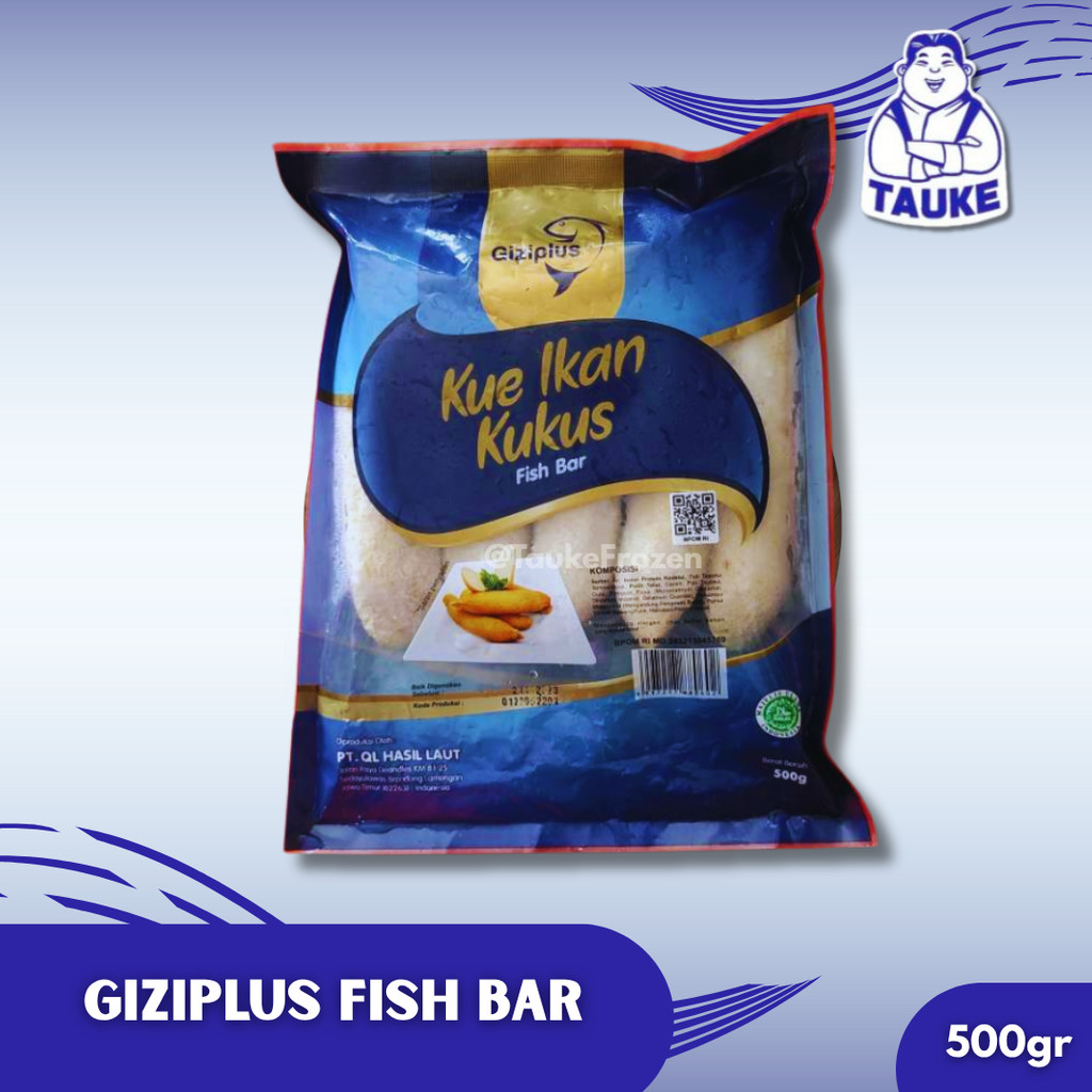 Giziplus Vegie Fish Bar 500gr