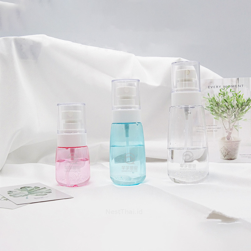 Botol Semprot Kosong Plastik Transparan UPG Botol untuk parfum alkohol NestThai