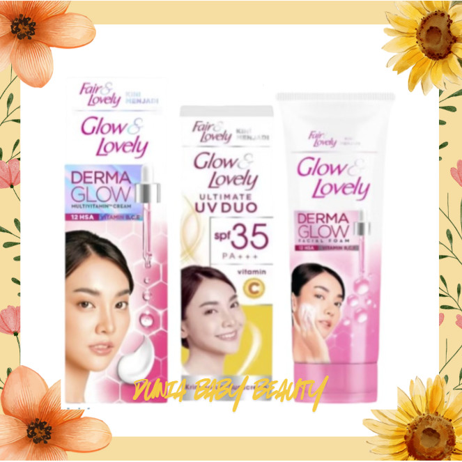 Glow & Lovely Cream 46 gr Multi Vitamin Cream Wajah Fair&Lovely & Vit C