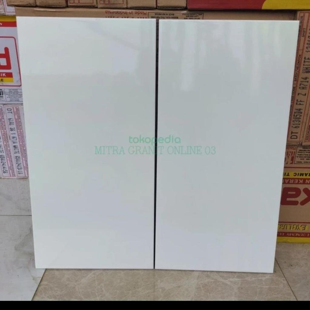 keramik Ikad 30x60 putih polos