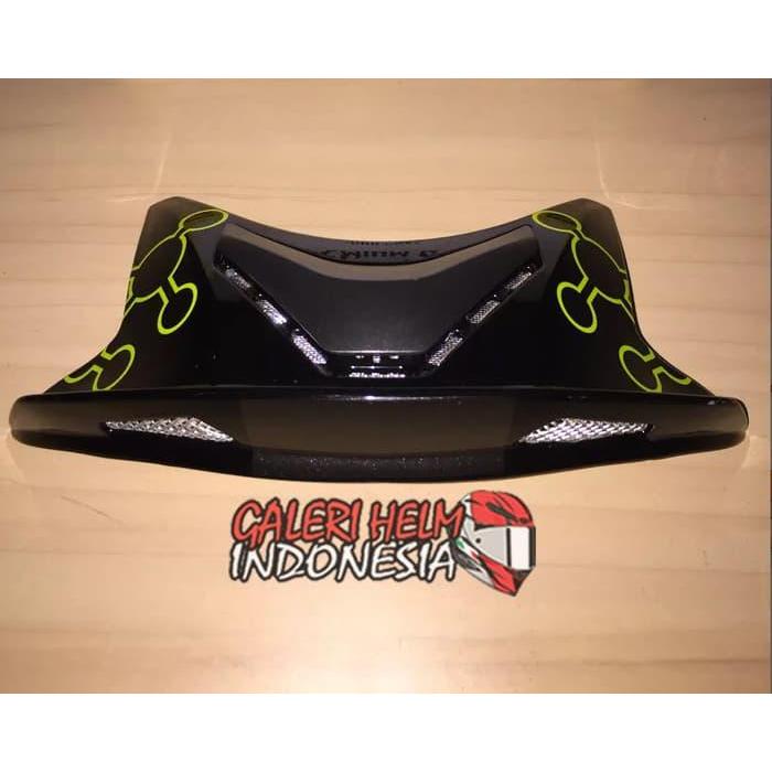 Spoiler KYT Vendetta 2 Andrea Iannone Black Gunmetal Original