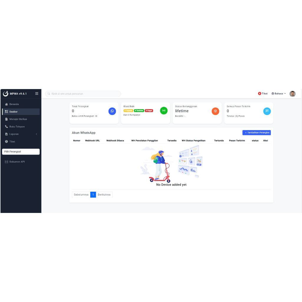 MPWA WhatsApp Gateway 2025 Multi Device API