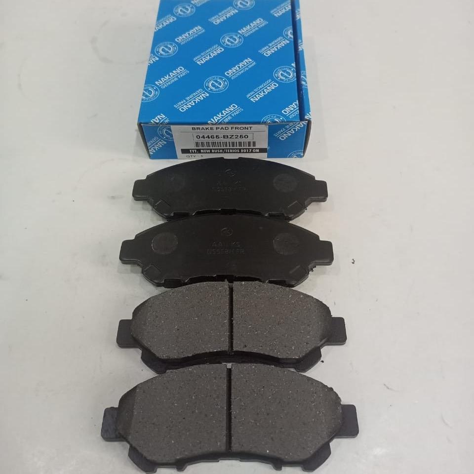 BRAKE PAD FRONT KAMPAS REM DEPAN NAKANO 04465-BZ250 NEW RUSH NEW TERIOS 04465-BZ250